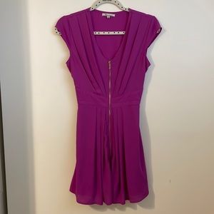 The clothing company S party dress. Gold zipper